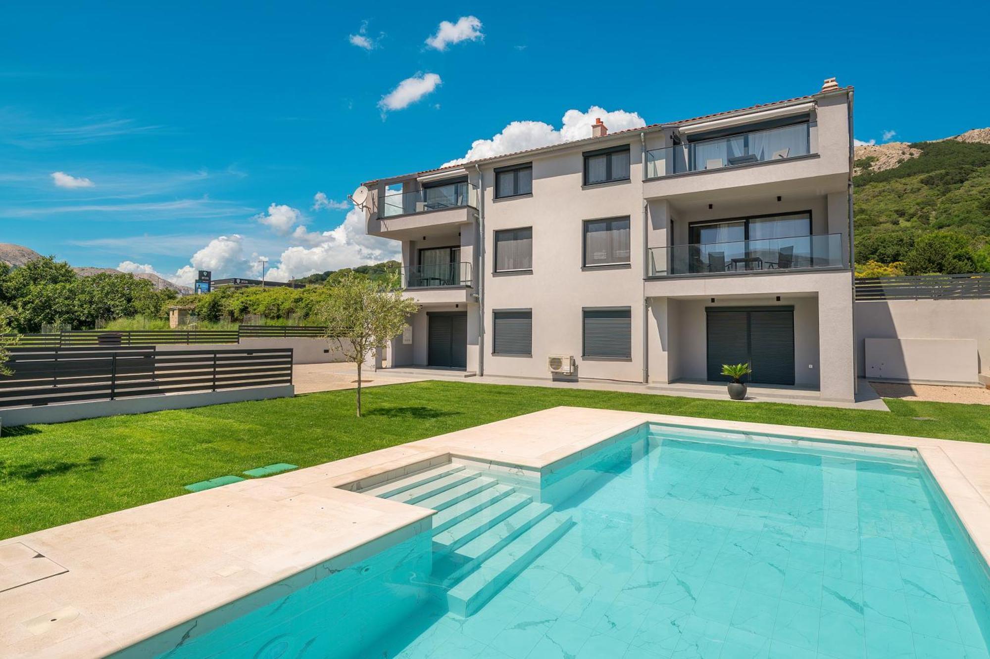 Poolside Apartments Anabella 巴斯卡 外观 照片
