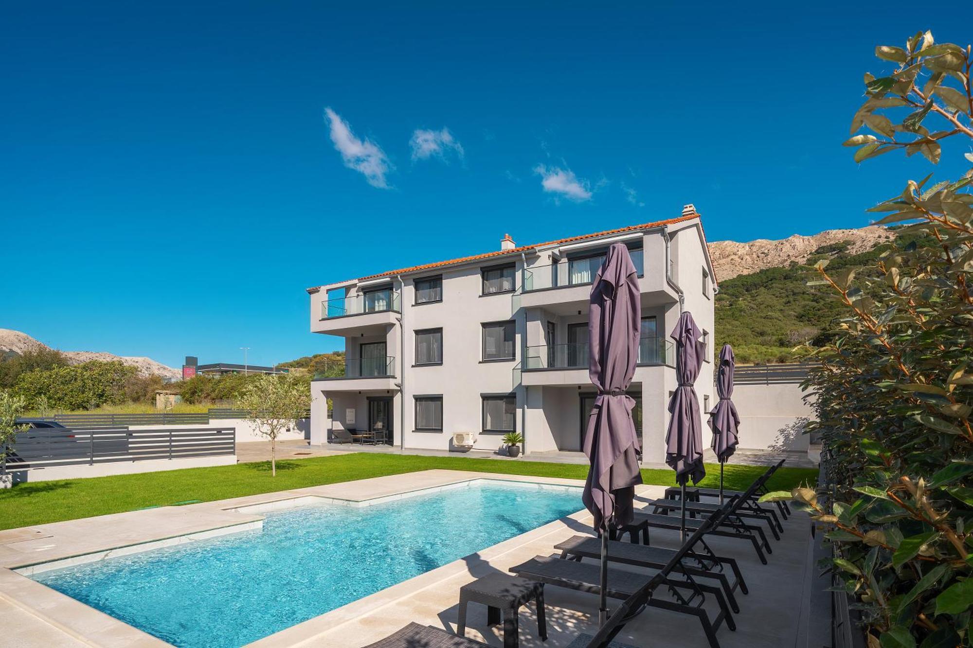 Poolside Apartments Anabella 巴斯卡 外观 照片